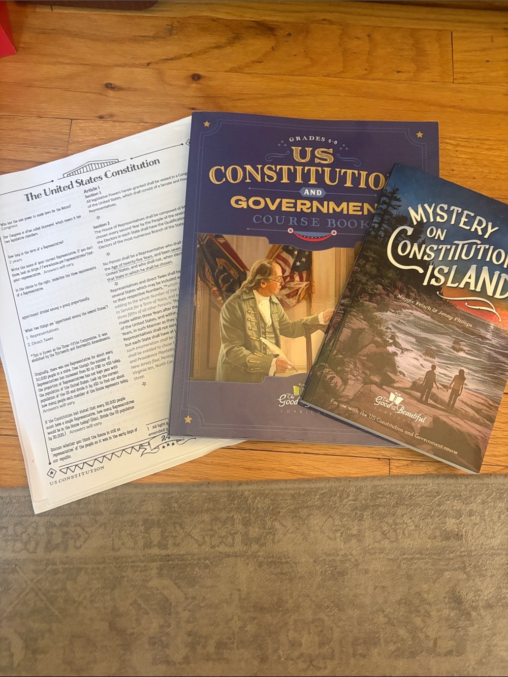 The Good and the Beautiful US Constitution & Government Course Book Set
